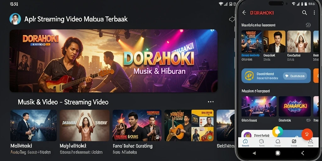 Tampilan antarmuka DORAHOKI yang user-friendly dan menarik.