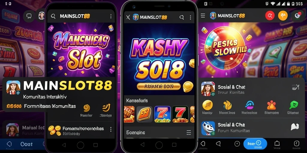Tampilan utama antarmuka MAINSLOT88 dengan fitur Forum Komunitas.